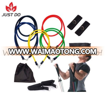 Heavy Duty Workout 11 Pcs Resistance Band Set with Carrying Case